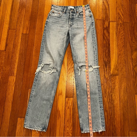 Zara straight leg distressed jeans - Picture 11 of 12